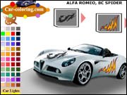 Alfa Romeo Spider Coloring