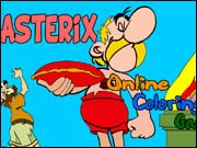 Asterix and Obelix Online Coloring