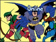 Batman and the Blue Beetle Coloring