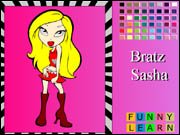 Bratz Sasha Coloring 3