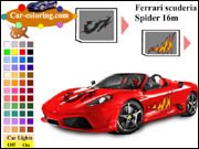 Ferrari Scuderia Coloring