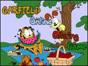 Garfield Online Coloring