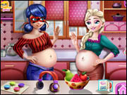 Ladybug and Elsa Pregnant