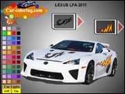Lexus LFA Coloring