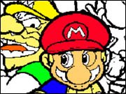 Mario Bros Coloring