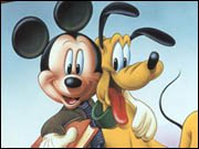 Mickey and Pluto Online Coloring