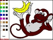 Monkeys Coloring Book