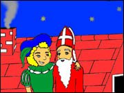 Sint and Piet Coloring