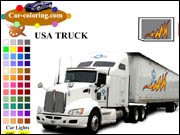 USA Truck Coloring